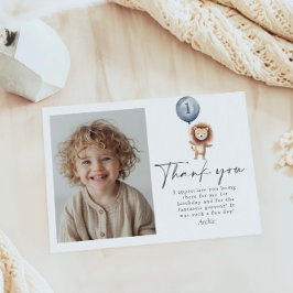 ワイルドワンボーイ1歳の誕生日ありがとう サンキューカード