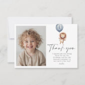 ワイルドワンボーイ1歳の誕生日ありがとう サンキューカード (正面)