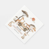 ワイルドワンボーイ1stバースデーサファリ スタンダードランチョンナプキン (角)