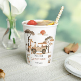 ワイルドワンボーイ1stバースデーサファリ 紙コップ