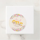 ワイルドワンマスタード&ピンクワイルドフラワー誕生日 フェイバータグ (インサイチュ)