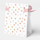 ワイルドワンミュート虹の女の子の最初の誕生日パーティー フェイバーボックス (裏面サイド)