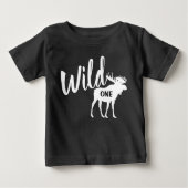 ワイルドワンムース1st誕生日パーティー ベビーTシャツ (正面)