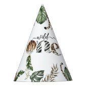 ワイルドワンモダン男女兼用の1歳の誕生日 パーティーハット (正面)