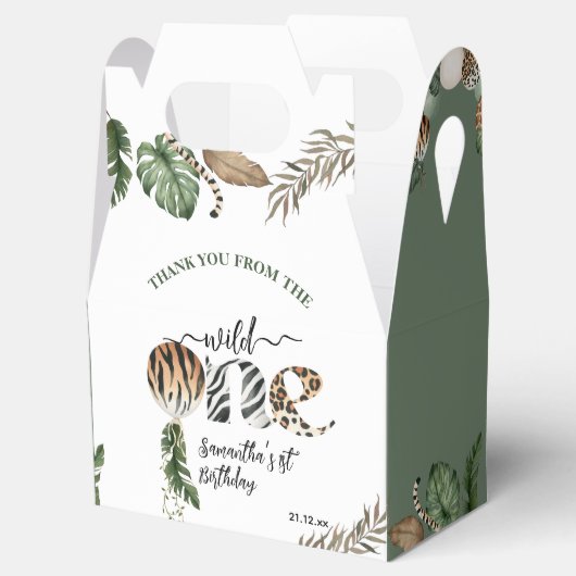 ワイルドワンモダン男女兼用の1歳の誕生日 フェイバーボックス