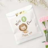 ワイルドワンライオンセージ緑バルーンボーイ第1誕生日 フェイバーバッグ (封をした状態)