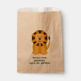 ワイルドワンライオンバースデーパーティージャングルサファリ フェイバーバッグ
