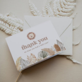 ワイルドワンライオン写真サンキューカード サンキューカード