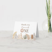 ワイルドワンライオン写真サンキューカード サンキューカード (正面)