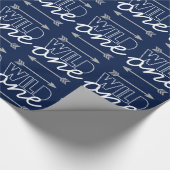 ワイルドワンラッピング紙 | 最初の誕生日 ラッピングペーパー (角)