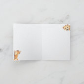 ワイルドワンレインフォレスト動物最初の誕生日パーティー 招待状 (内部)