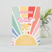 ワイルドワンレインボーサンシャイン1st誕生日パーティー 招待状 (スタンド正面)