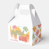 ワイルドワンレトロレインボーデイジー1st誕生日 フェイバーボックス (正面サイド)