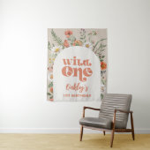 ワイルドワンワイルドフラワーの背景 タペストリー (インサイチュ)