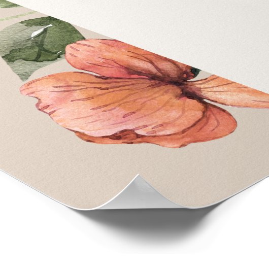 ワイルドワンワイルドフラワーウェルカムポスター ポスター (角)