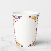 ワイルドワンワイルドフラワー第1誕生日パーティー 紙コップ (右)