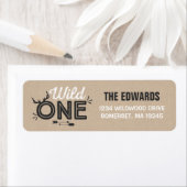 ワイルドワン差出人住所ラベルワイルドワンパーティー ラベル (インサイチュ)