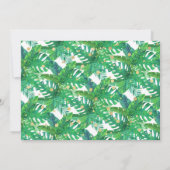 ワイルドワン恐竜ボーイズ最初の誕生日写真 サンキューカード (裏面)