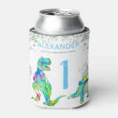 ワイルドワン恐竜1st誕生日パーティー 缶クーラー (缶正面)