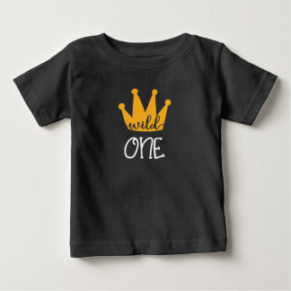 ワイルドワン第一誕生日兄弟姉妹一家 ベビーTシャツ