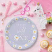 ワイルドワン第1誕生日パーティーボホレトロデイジー紙 ペーパープレート (パーティー)