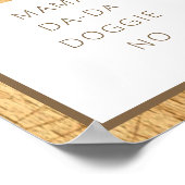 ワイルドワン素朴〔雄ジカの〕枝角最初の誕生日マイルストーン ポスター (角)