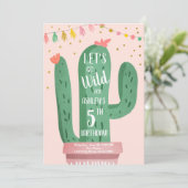 ワイルドワン誕生日サボフィエスタレッツワイルド 招待状 (スタンド正面)