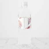 ワイルドワン誕生日パーティー ペットボトルラベル (裏面)