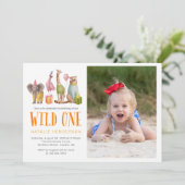 ワイルドワン誕生日パーティー 招待状 (スタンド正面)