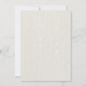 ワイルドワン誕生日パーティー(1歳の誕生日) 招待状 (裏面)