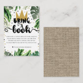 ワイルドワン誕生日ブックリクエストを持参 エンクロージャーカード (正面/裏面)