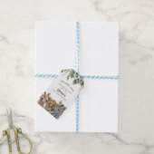 ワイルドワン誕生日ボーイサファリアニマルサンキューギ ギフトタグ (より糸付き)