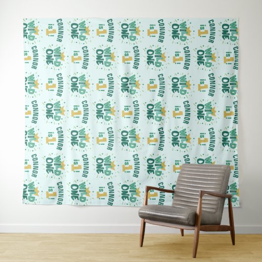 ワイルドワン誕生日ボーイパーティー タペストリー (インサイチュ(横))