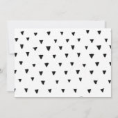 ワイルドワン誕生日招待状サファリ動物パーティー 招待状 (裏面)