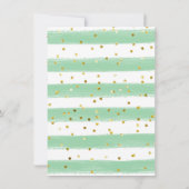 ワイルドワン誕生日招待状ジャングルアニマルズパーティー 招待状 (裏面)