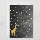 ワイルドワン誕生日招待状ジャングルアニマルズパーティー 招待状 (裏面)