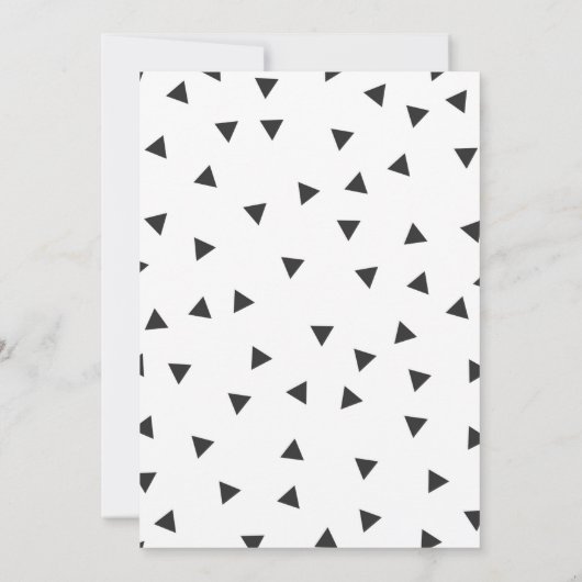 ワイルドワン誕生日招待状ジャングルアニマルズパーティー 招待状 (裏面)