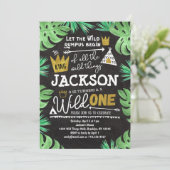 ワイルドワン誕生日招待状ボーイワイルド物1st 招待状 (スタンド正面)