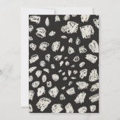 ワイルドワン誕生日招待状ボーイワイルド物1st 招待状 (裏面)