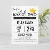 ワイルドワン誕生日招待状 招待状 (スタンド正面)