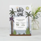 ワイルドワン誕生日招待状 招待状 (スタンド正面)