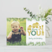 ワイルドワン金ゴールドサファリアニマルズサンキューカード サンキューカード (スタンド正面)