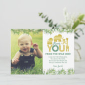 ワイルドワン金ゴールドサファリフォトサンキューカード サンキューカード (スタンド正面)