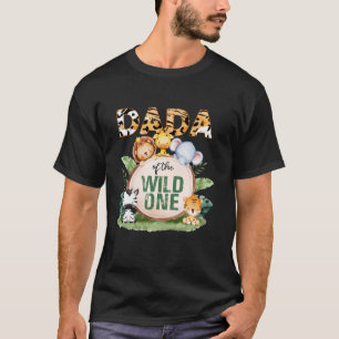 ワイルドワン1歳の誕生日サファリファミリーのダダダ Tシャツ