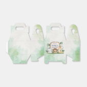 ワイルドワン1歳の誕生日ジャングルサファリバースデーパーティー フェイバーボックス (折り畳みなし)