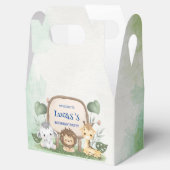 ワイルドワン1歳の誕生日ジャングルサファリバースデーパーティー フェイバーボックス (オープン)