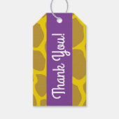 ワイルドワン1歳の誕生日パーティーサファリ ギフトタグ (正面)