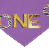 ワイルドワン1歳の誕生日パーティーサファリ テーブルクロス (アングル)