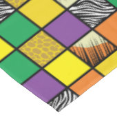 ワイルドワン1歳の誕生日パーティーサファリ テーブルクロス (アングル)