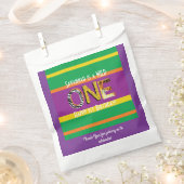 ワイルドワン1歳の誕生日パーティーサファリ フェイバーバッグ (クリップ留めされた状態)